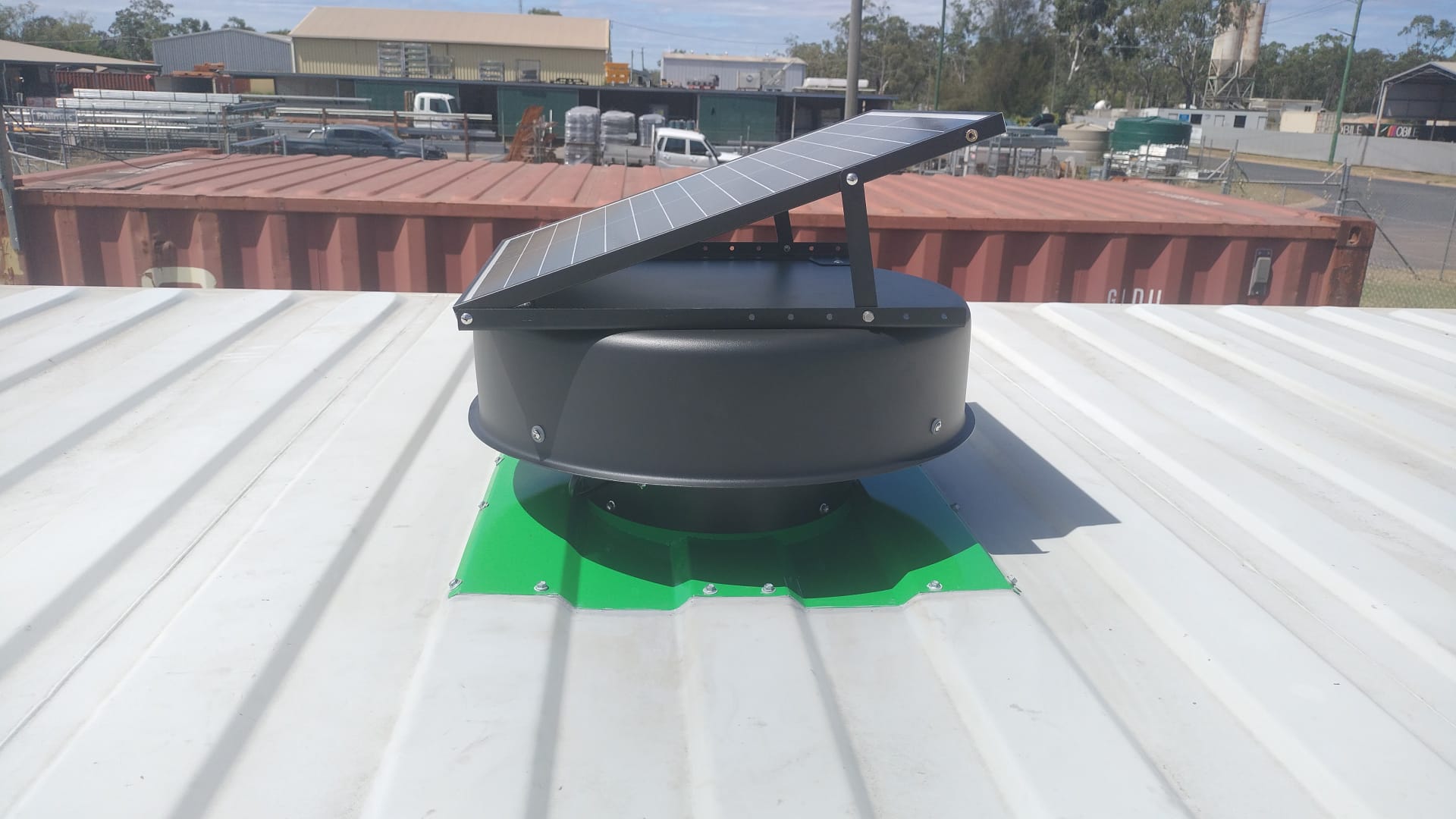 Shipping Container Ventilation System